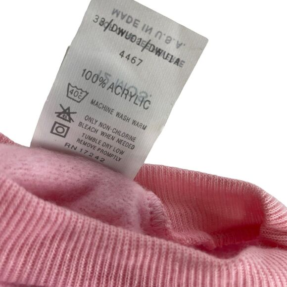 Vintage Jog Togs Pink Teddy Bear Sweatshirt Size 12 Months - Picture 5 of 6